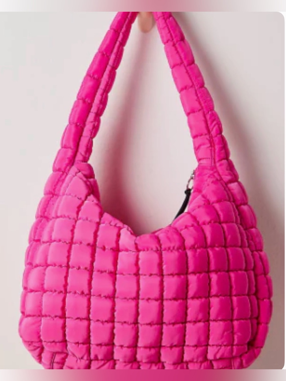 FP Movement Quilted Carryall in FUSCHIA Flirt